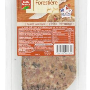 belle france terrine forestiere pur porc