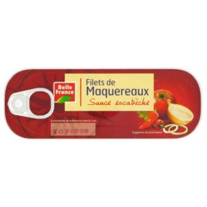 filet maquereaux escabeche 85g belle france
