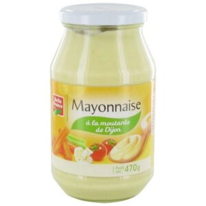 mayonnaise nature a la moutarde de dijon bf 475g