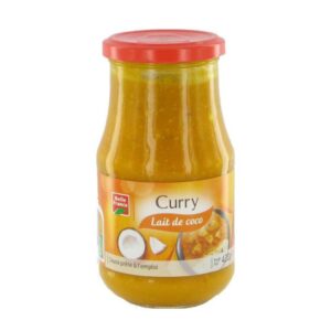 sauce curry lait de coco bf bocal verre 420 g