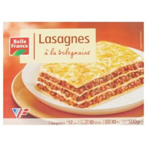 lasagne à la bolognaise – belle france – 500 g