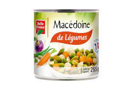 1/2 macédoine de légumes (belle france, 265g) |