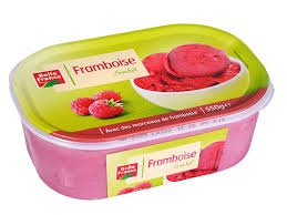 belle france ice creams sorbet framboise 550g
