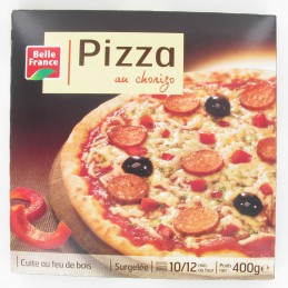 pizza feu de bois chorizo 400g belle france