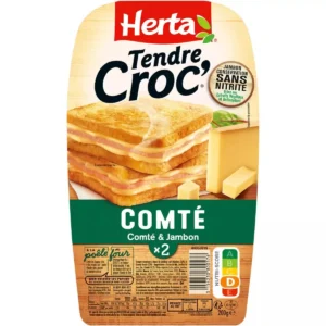 tendre croc' croque comté x2 herta 200g