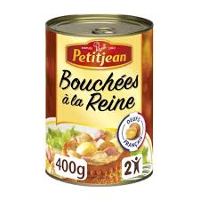 garnitures bouchées a la reine petit jean la boite de 400g