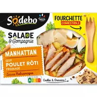 salade manhattan pâtes œuf poulet sodebo : la barquette de 320 g