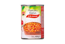 1/2 haricots blancs à la tomate 400g belle france