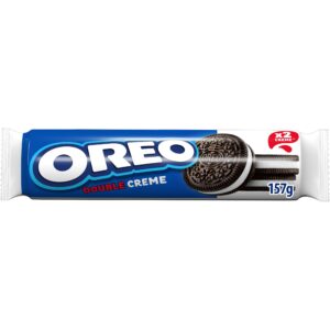 oreo biscuit au chocolat double crème rouleau 157g