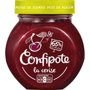 confitures allégée cerises 350g confipote materne